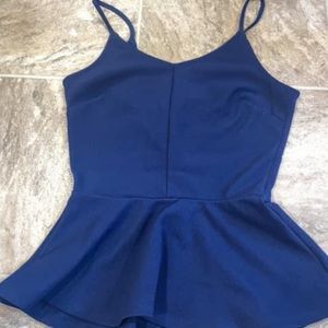 Peplum Tank-top